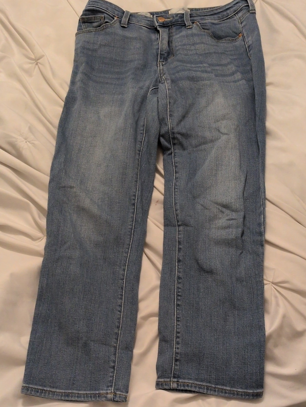 Women’s High Rise  Straight Leg Jeans - Light Blue